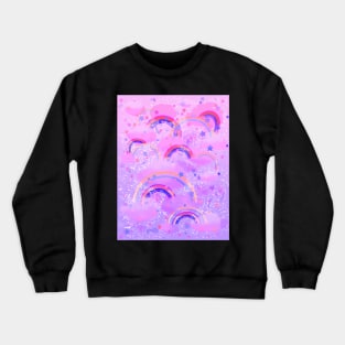 Clouds and rainbows 3 Crewneck Sweatshirt